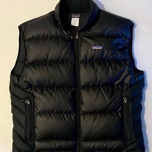 Patagonia Mens Packable Down Puffer Vest Black Large